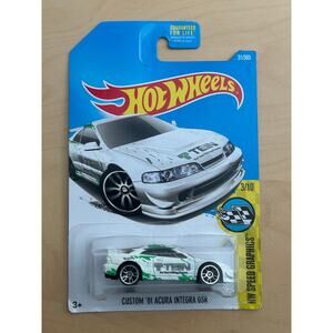 Hot Wheels Custom ’01 Acura Integra GSR TEIN HW Speed Graphics 3/10 New